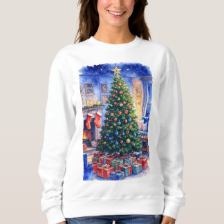 Sweatshirt chemise de Noël