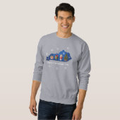 Sweatshirt Chemise de Noël à tous (Devant entier)