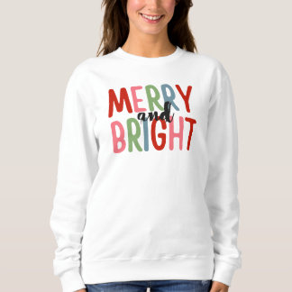 Sweatshirt Chemise de Noël de famille joyeuse et lumineuse
