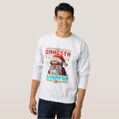Sweatshirt Chemise de Noël Gangster Wrapper (Devant entier)