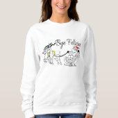 SWEATSHIRT CHEMISE DE NOËL LAIDE (Devant)