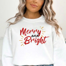 Chemise de Noël Merry and Bright