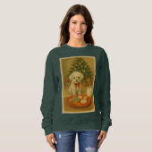 Sweatshirt Chemise de Noël pour chien Nikko (Devant entier)