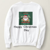 Sweatshirt Chemise de Noël principale adjointe (Design dos)