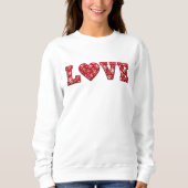 Sweatshirt Chemise de nuit en patchwork LOVE (Devant)