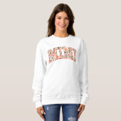 Sweatshirt Chemise de nuit florale Mimi (Devant entier)
