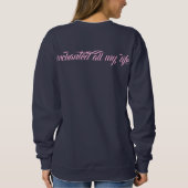 Sweatshirt CHEMISE DE NUIT & studio miiri (Dos)