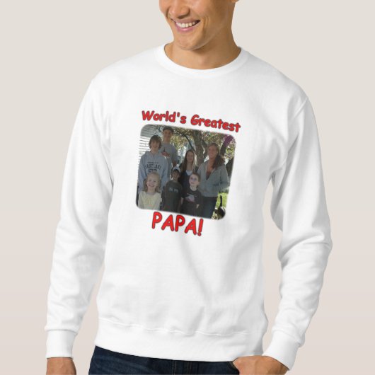 Sweatshirt chemise de papa (Devant)