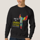 Sweatshirt Chemise de perroquet pour des enfants de femmes (Devant)