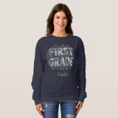 Sweatshirt Chemise de première année d'enseignant  (Devant entier)
