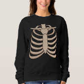Sweatshirt Chemise de skeleton pour femmes pour soirée d'Hall (Devant)