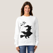 Sweatshirt Chemise de sorcière Halloween (Devant entier)