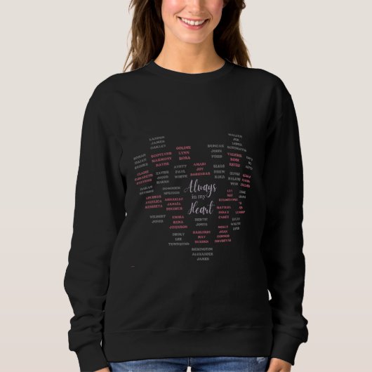 Sweatshirt Chemise de souvenir longue portée pour femmes (Devant)