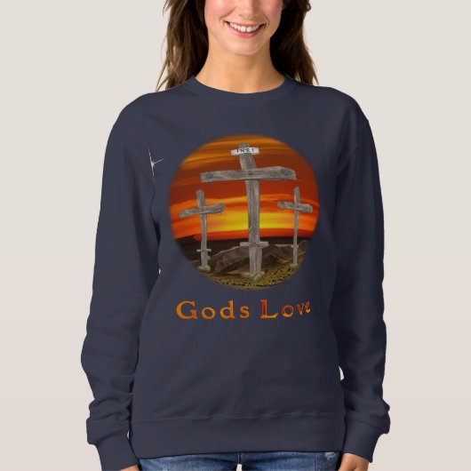 Sweatshirt Chemise de sport chrétienne (Devant)