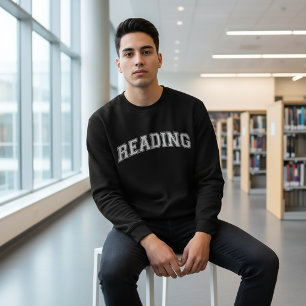Sweatshirt Chemise de style universitaire américain READING