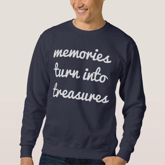Sweatshirt Chemise de sudation de base pour hommes Memories (Devant)