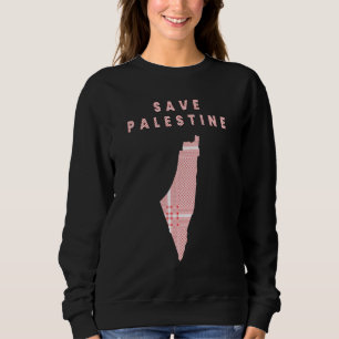 Sweatshirt Chemise de sudation Palestine - Écharpe palestinie