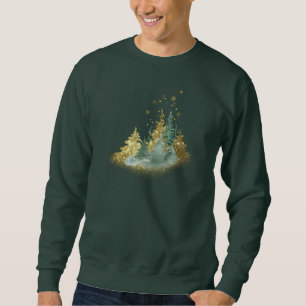 Sweatshirt Chemise de vacances forêt de pins verte