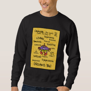 Sweatshirt chemise de wordcloud de cancer