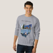 Sweatshirt Chemise des phares Ohio lettrage noir (Devant entier)
