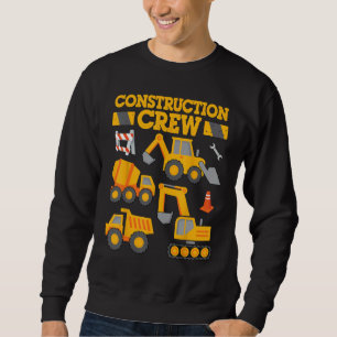 Sweatshirt Chemise d'excavatrice de l'équipe de construction 