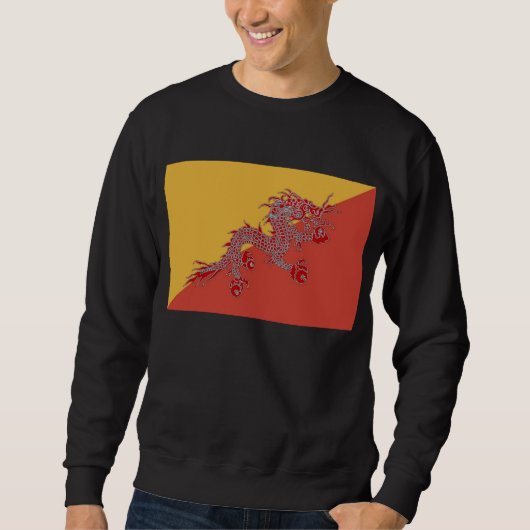 Sweatshirt Chemise Dragon Rouge (Devant)