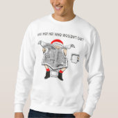 Sweatshirt Chemise drôle de pull de Noël laid (Devant)
