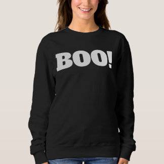 SWEATSHIRT CHEMISE DRÔLE D'HALLOWEEN, BOO