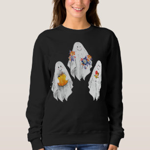 Sweatshirt Chemise Fantôme Halloween Retro tendance, Super Bo