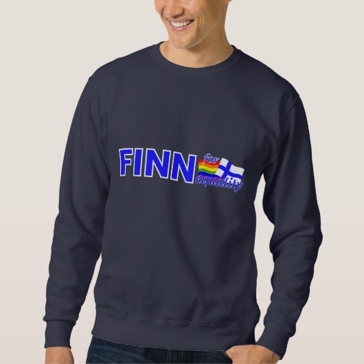 Sweatshirt Chemise Finn 4 Equality (Devant)