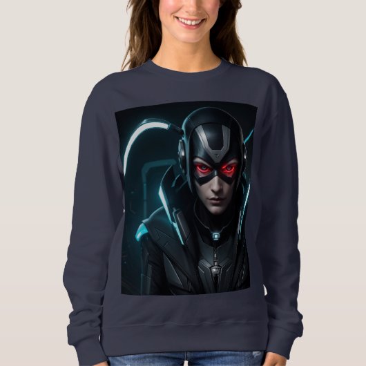 Sweatshirt Chemise geek fille (Devant)