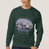 Sweatshirt Chemise Grassy Island Range Lights (Devant)