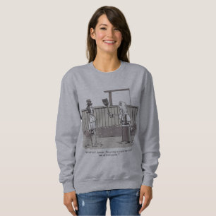 Sweatshirt Chemise grise Evil Perm pour femme