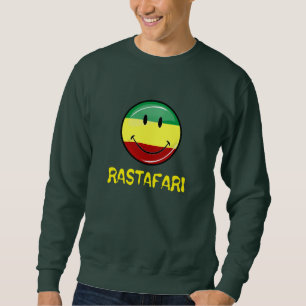 Sweatshirt Chemise heureuse ronde brillante de drapeau de