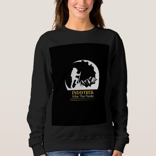 Sweatshirt Chemise Hike the peaks (Devant)