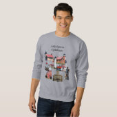 Sweatshirt Chemise Lake Superior Lighthouses noir lettrage (Devant entier)