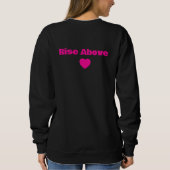 Sweatshirt Chemise noire à manches longues pour femmes (Dos)