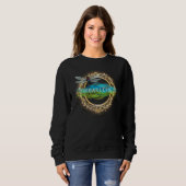 Sweatshirt Chemise personnalisée Libellule (Devant entier)