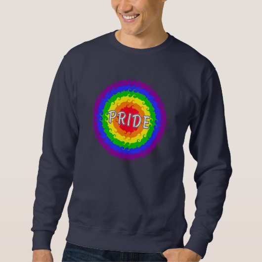 Sweatshirt Chemise Pride - choisir style & couleur (Devant)