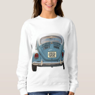 Sweatshirt chemise rétro style scarabée