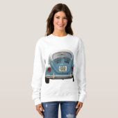 Sweatshirt chemise rétro style scarabée (Devant entier)