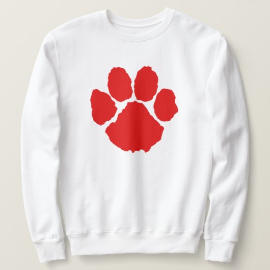 Sweatshirt Chemise Rouge à Patte (Design devant)