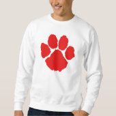 Sweatshirt Chemise Rouge à Patte (Devant)