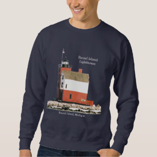 Sweatshirt Chemise Round Island Lighthouse foncé