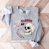 Sweatshirt Chemise squelette de la Saint Valentin, cadeau de