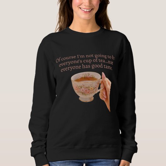 Sweatshirt Chemise Tasse de Thé (Devant)