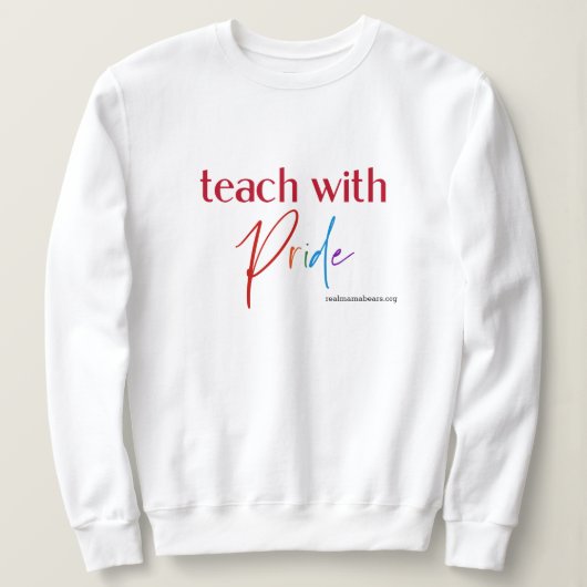 Sweatshirt Chemise Teacher Pride (Design devant)