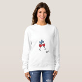Sweatshirt Chemises à capuche : Joyeux (Devant entier)