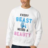 Sweatshirt Chemises Beauté et Bête (Devant)