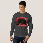 Sweatshirt Chemises de chien endormies (Devant entier)